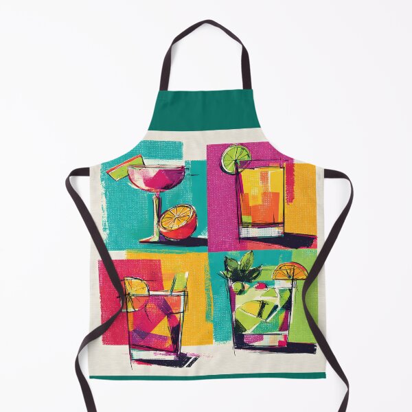 Item preview, Celebrate Cocktails in Motion - A Vibrant Abstract Fusion of Color Geometry and Refreshing Energy designed and sold by OlfactoART Studio.