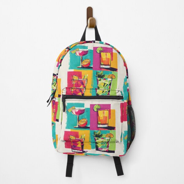 Item preview, Celebrate Cocktails in Motion - A Vibrant Abstract Fusion of Color Geometry and Refreshing Energy designed and sold by OlfactoART Studio.