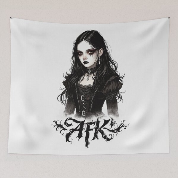 Item preview, AFK -  Emo Goth Girl design designed and sold by Vintage Designs +.