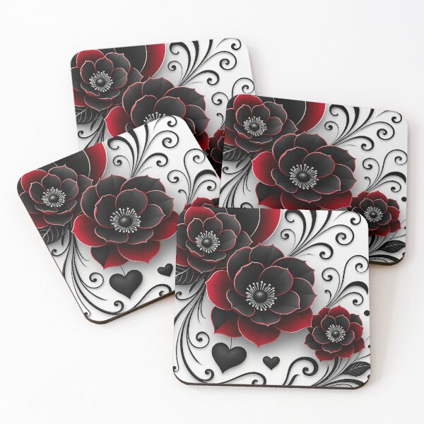 Item preview, Crimson Bloom designed and sold by Kaleidoscope Print.