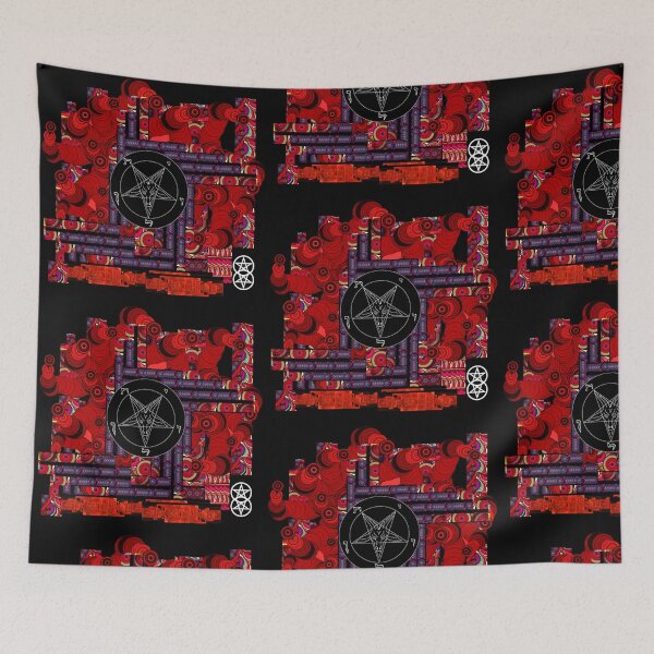 Item preview, Baphomet Cyberpunk Pentagram Breakout Design sigil designed and sold by JashJhaveri.