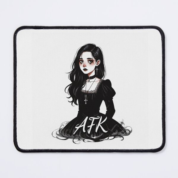 Item preview, AFK - Emo Goth Girl design designed and sold by Vintage Designs +.