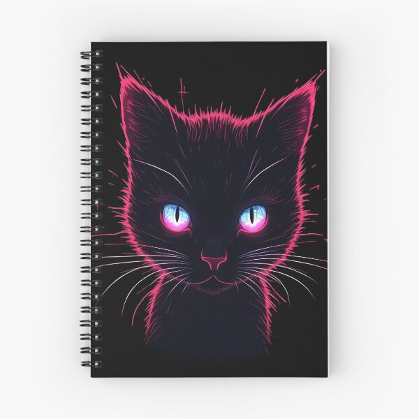 Item preview, Cyber Neon Cat – Glitch Futuristic Feline Design designed and sold by SajQ.