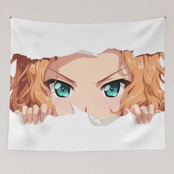 Item preview, Orange Pekoe Girls und Panzer Anime Eyes Peeker designed and sold by Tokyonomad.