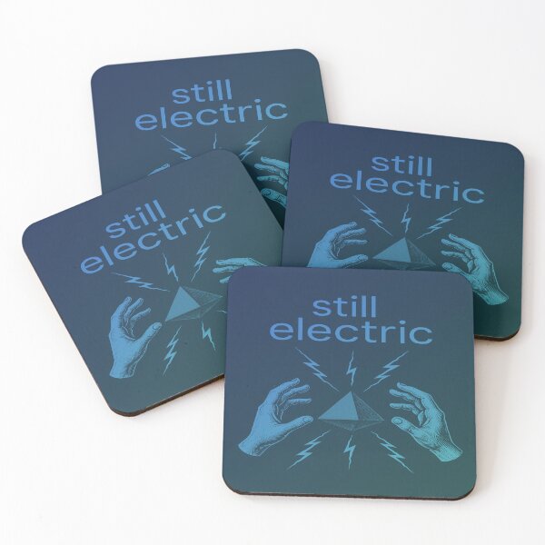 Item preview, Still Electric Pyramid Hands Mystic Lightning Artwork designed and sold by moondar.