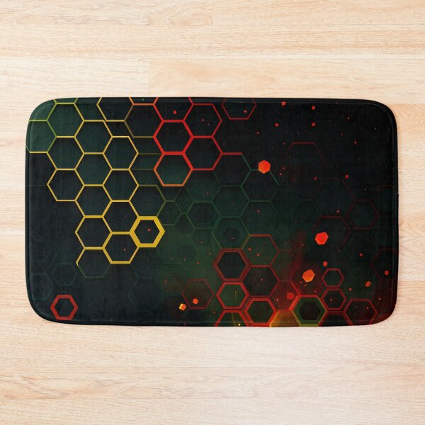 Item preview, Neon Honeycomb designed and sold by Kaleidoscope Print.