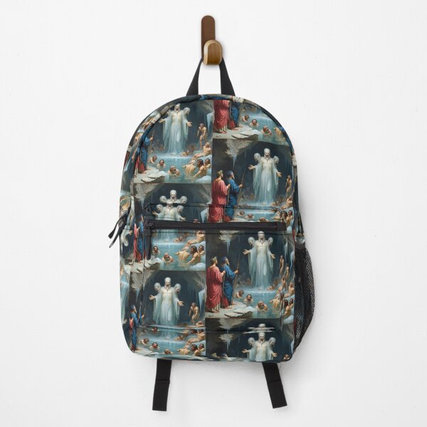 Item preview, Painting depicting Dante's Inferno the Divine Comedy medieval art designed and sold by Vintage Designs +.
