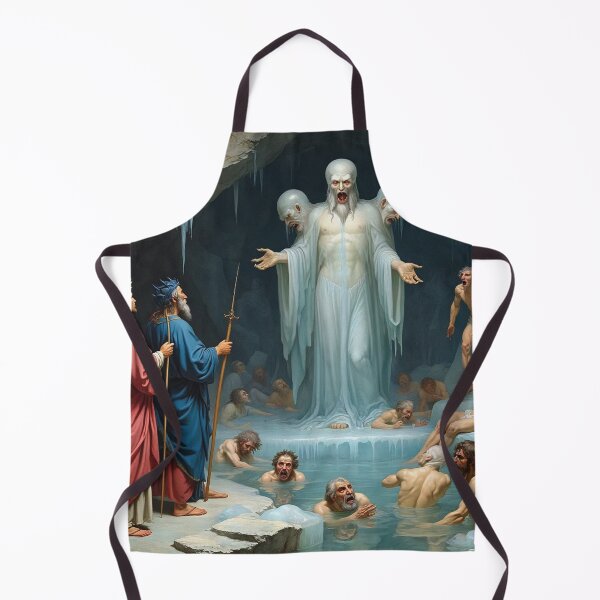 Item preview, Painting depicting Dante's Inferno the Divine Comedy medieval art designed and sold by Vintage Designs +.