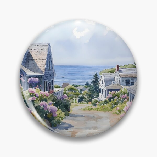 Item preview, Cape Cod Coastal Townscape designed and sold by daila70.