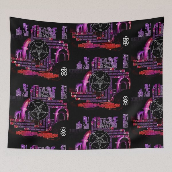 Item preview, Baphomet Cyberpunk Pentagram Breakout Portals Arches designed and sold by JashJhaveri.