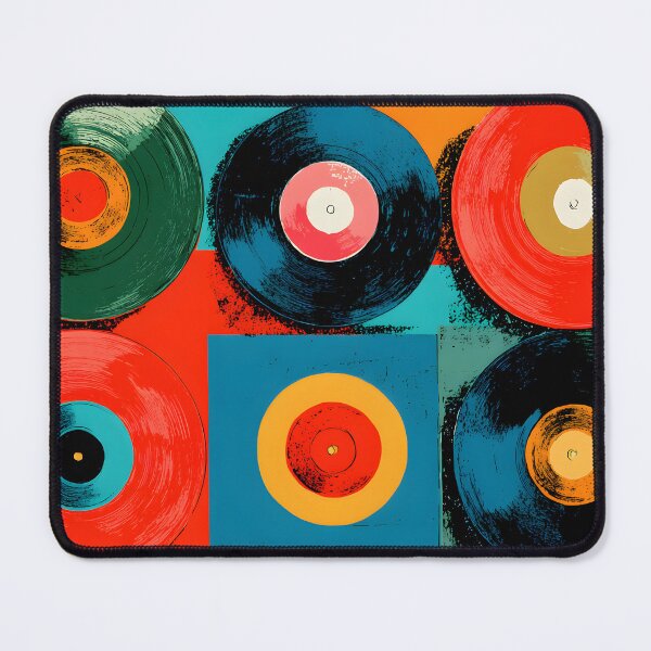 Item preview, Celebrate the Spin - A Vibrant Abstract Tribute to Vinyl Music Color and Retro Energy designed and sold by OlfactoART Studio.