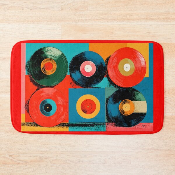 Item preview, Celebrate the Spin - A Vibrant Abstract Tribute to Vinyl Music Color and Retro Energy designed and sold by OlfactoART Studio.