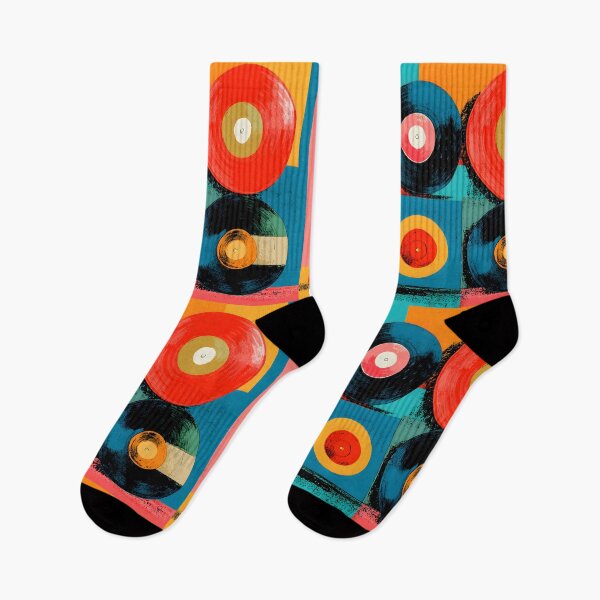 Item preview, Celebrate the Spin - A Vibrant Abstract Tribute to Vinyl Music Color and Retro Energy designed and sold by OlfactoART Studio.
