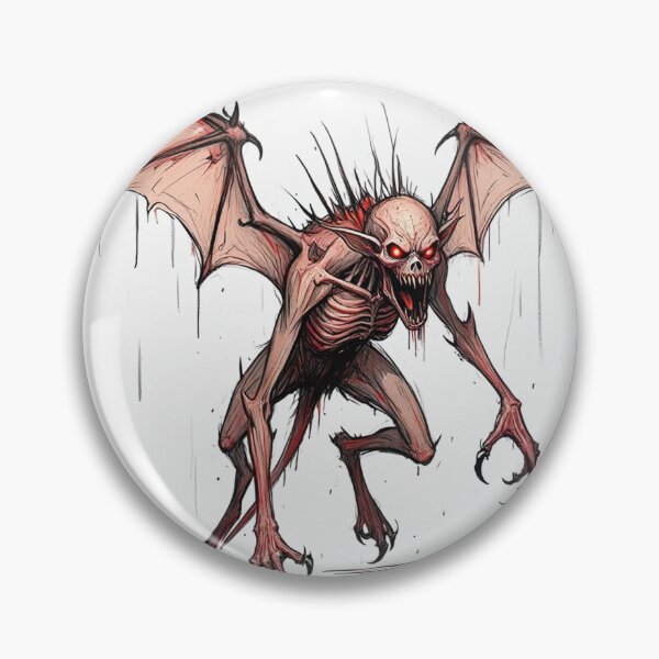 Item preview, Demon illustration designed and sold by Vintage Designs +.