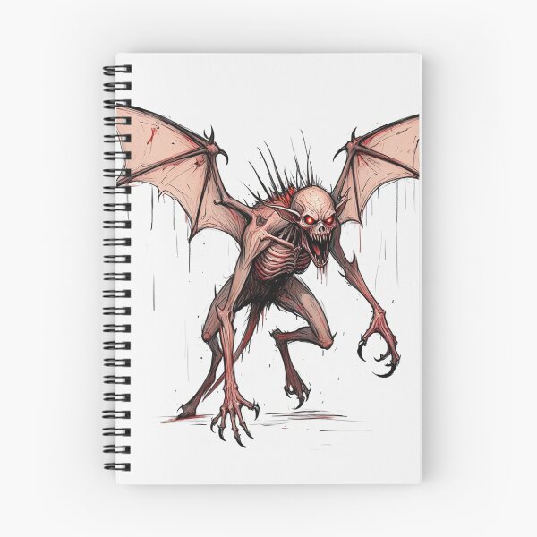 Item preview, Demon illustration designed and sold by Vintage Designs +.