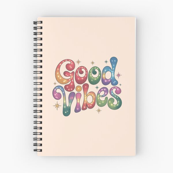Item preview, Good Vibes Retro Neon Psychedelic Groovy Typography Art designed and sold by NewAspect.