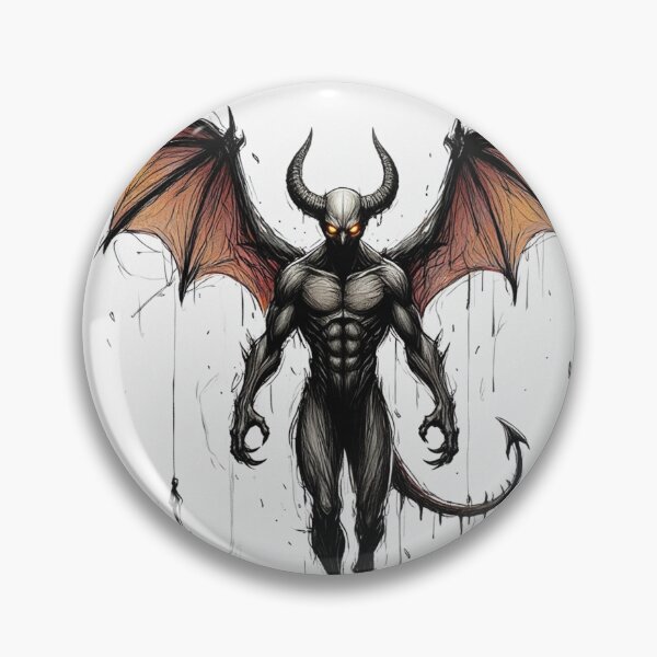 Item preview,  Demon illustration designed and sold by Vintage Designs +.