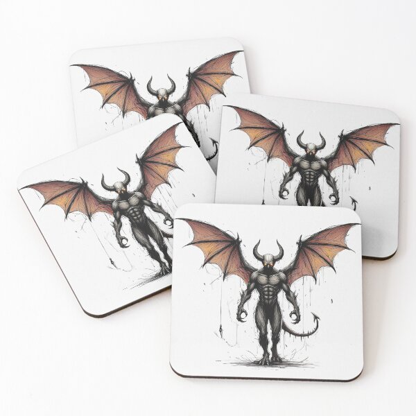 Item preview,  Demon illustration designed and sold by Vintage Designs +.