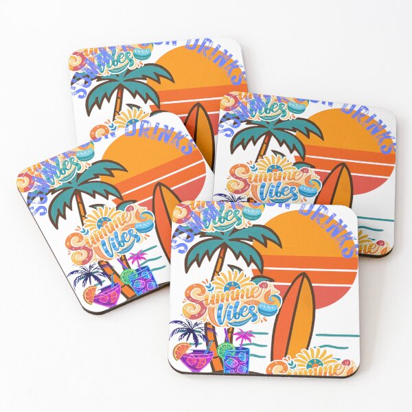 Item preview, Summer Sun Drinks – Neon Tropical Vibes designed and sold by Azazel77.