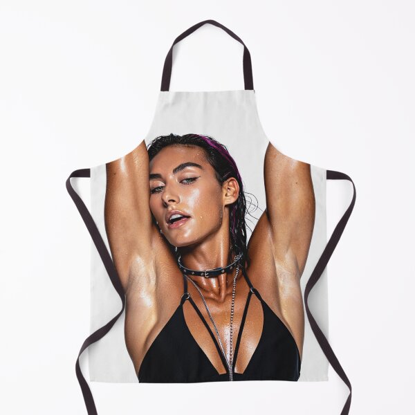 Item preview,  Beautiful sexy gym woman posing with her arms up showing her armpits sweating designed and sold by Vintage Designs +.