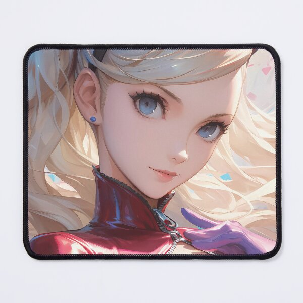 Item preview, Ann Takamaki Persona 5 Anime Phantom Thief Panther Red Catsuit Blonde designed and sold by PMartistStudio.