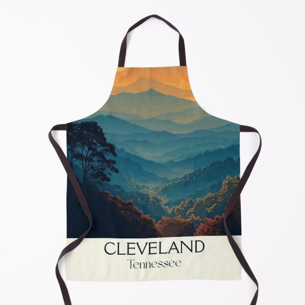 Item preview, Cleveland Tennessee Vintage Travel Art | Cherokee Forest Foothills designed and sold by TuncGK.