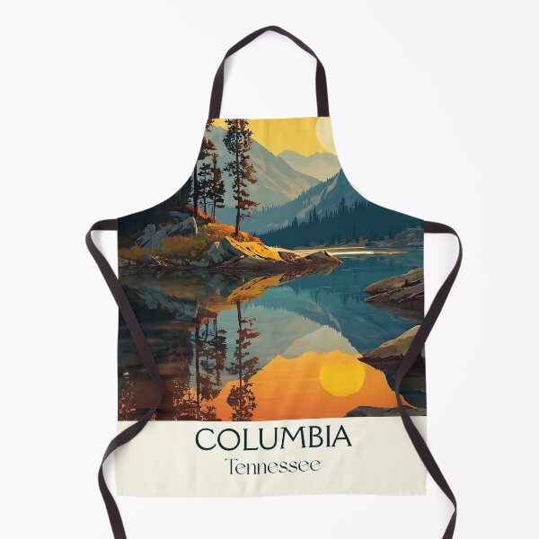 Item preview, Columbia Tennessee Retro Wall Art | Mule Town USA designed and sold by TuncGK.
