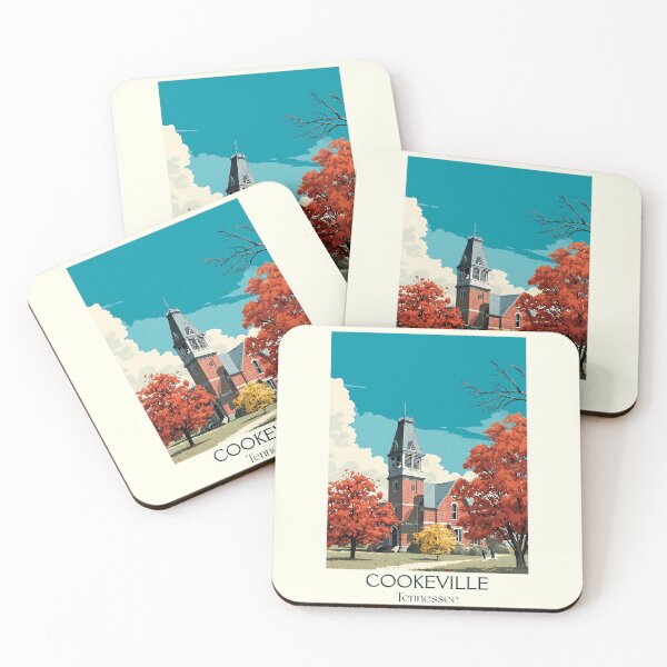 Item preview, Cookeville Tennessee Vintage Travel Art | Upper Cumberland designed and sold by TuncGK.