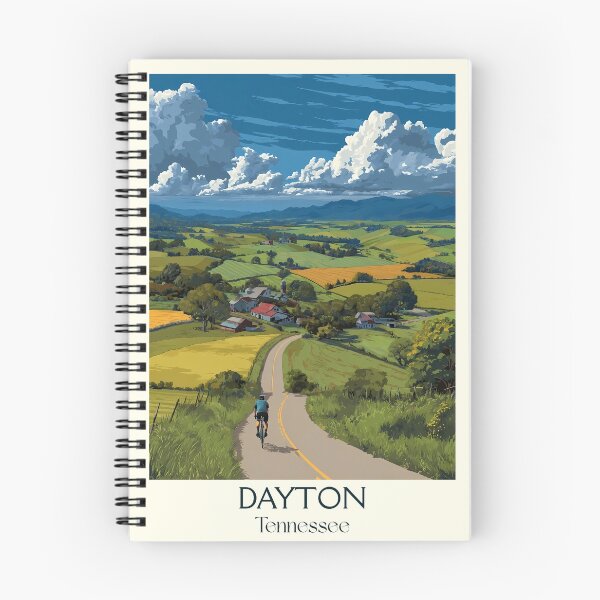 Item preview, Dayton Tennessee Retro Wall Art | Tennessee Valley Scenery designed and sold by TuncGK.