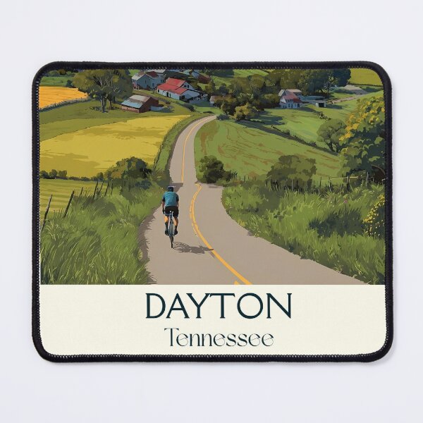 Item preview, Dayton Tennessee Retro Wall Art | Tennessee Valley Scenery designed and sold by TuncGK.
