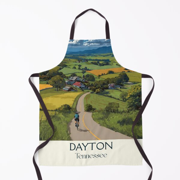Item preview, Dayton Tennessee Retro Wall Art | Tennessee Valley Scenery designed and sold by TuncGK.