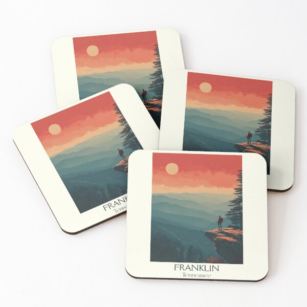 Item preview, Franklin Tennessee Vintage Travel Art | Tennessee Hills designed and sold by TuncGK.