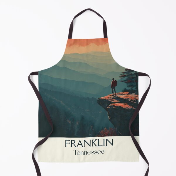 Item preview, Franklin Tennessee Vintage Travel Art | Tennessee Hills designed and sold by TuncGK.