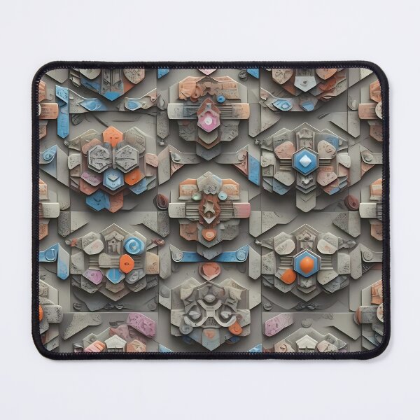 Item preview, Geometric Shapes, Color Tiles, Diagonal Repeated Hexagonal Pattern Textures designed and sold by Digital-Davinci.