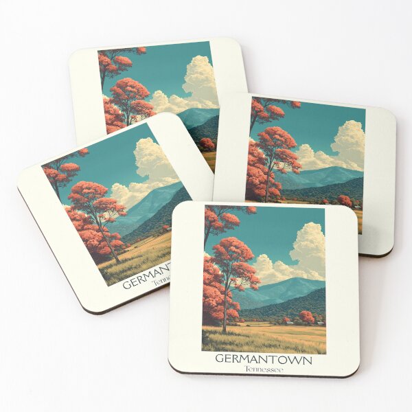 Item preview, Germantown Tennessee Retro Wall Art | Tennessee Autumn designed and sold by TuncGK.