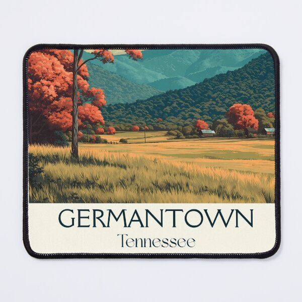 Item preview, Germantown Tennessee Retro Wall Art | Tennessee Autumn designed and sold by TuncGK.