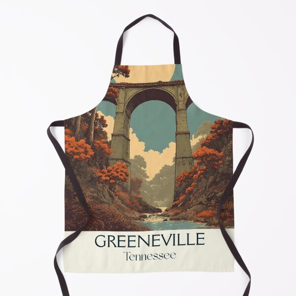 Item preview, Greeneville Tennessee Vintage Travel Art | East Tennessee Scenery designed and sold by TuncGK.