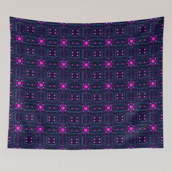 Item preview, Neon Cybercircuit Trace Grid 2 designed and sold by Tom-Johnson.