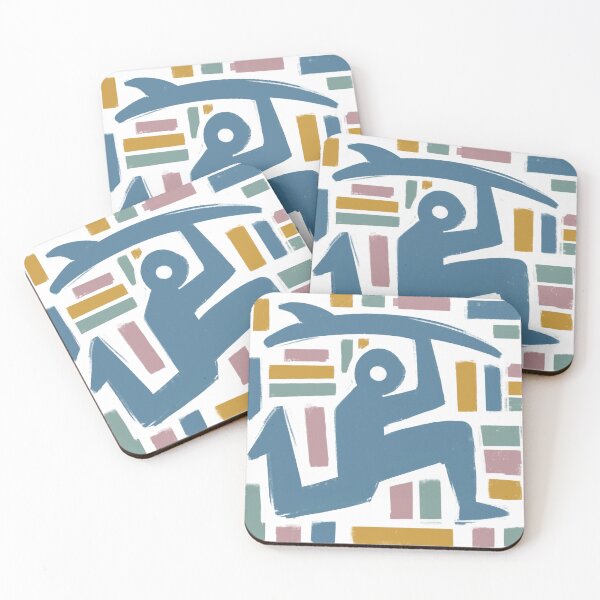 Item preview, Running Geometric Surfer (color) designed and sold by Ocean Wizard.