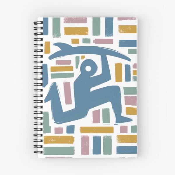 Item preview, Running Geometric Surfer (color) designed and sold by Ocean Wizard.