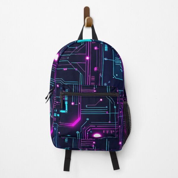 Item preview, Neon Cybercircuit Trace Grid 3 designed and sold by Tom-Johnson.