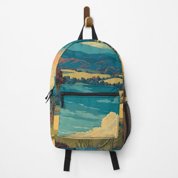 Item preview, Johnson City Tennessee Vintage Travel Art | Appalachian Scenery designed and sold by TuncGK.