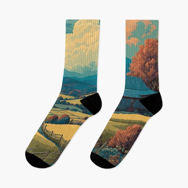 Item preview, Johnson City Tennessee Vintage Travel Art | Appalachian Scenery designed and sold by TuncGK.