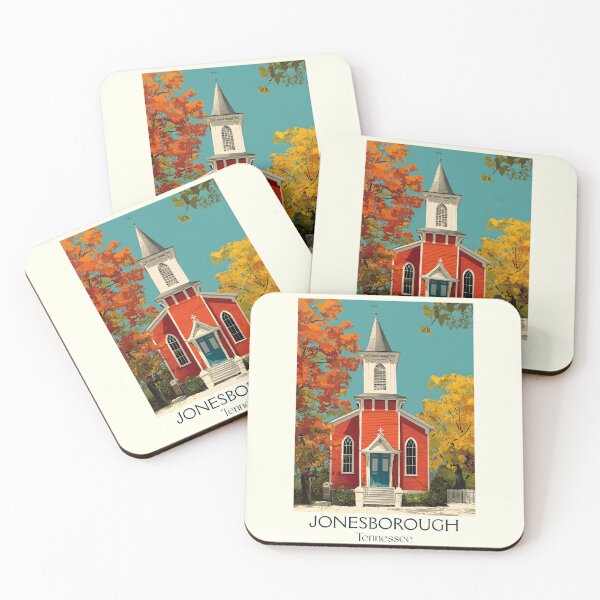 Item preview, Jonesborough Tennessee Retro Wall Art | Tennessee's Oldest Town designed and sold by TuncGK.