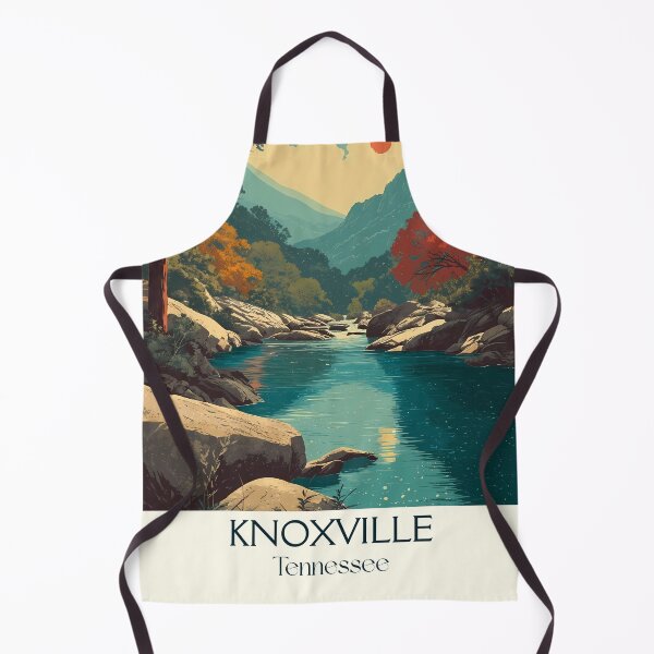 Item preview, Knoxville Tennessee Retro Wall Art | Urban Wilderness designed and sold by TuncGK.