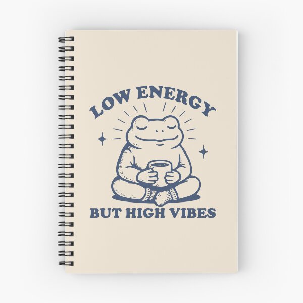 Item preview, Low energy but high vibes Frog designed and sold by BrownHorse90s.