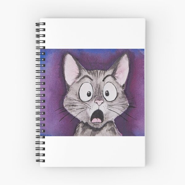 Item preview, Shocked Kitty designed and sold by Janie Farist Watercolor.