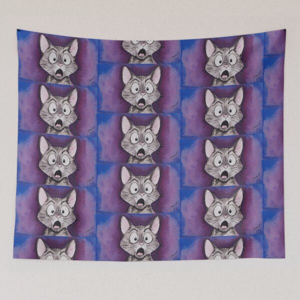 Item preview, Shocked Kitty designed and sold by Janie Farist Watercolor.