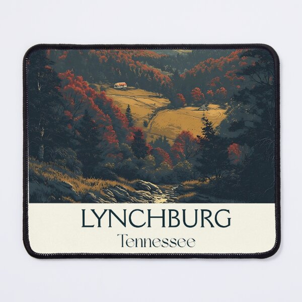 Item preview, Lynchburg Tennessee Retro Wall Art | Tennessee Hills designed and sold by TuncGK.