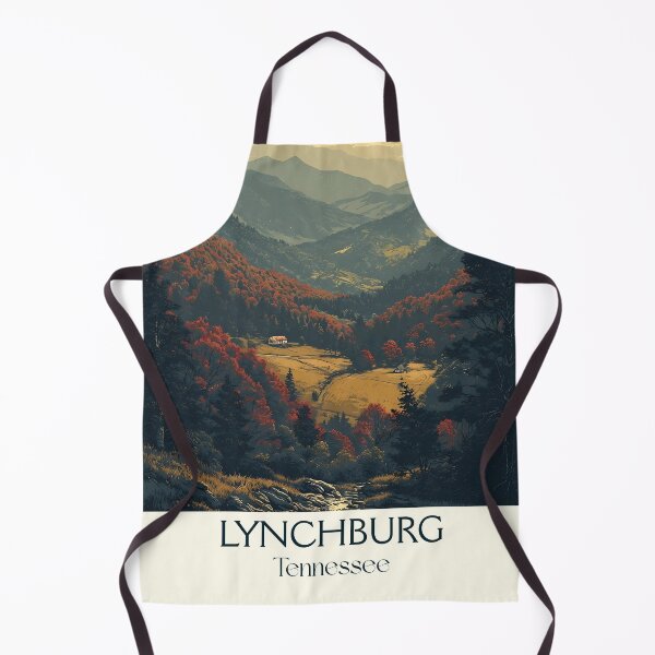 Item preview, Lynchburg Tennessee Retro Wall Art | Tennessee Hills designed and sold by TuncGK.